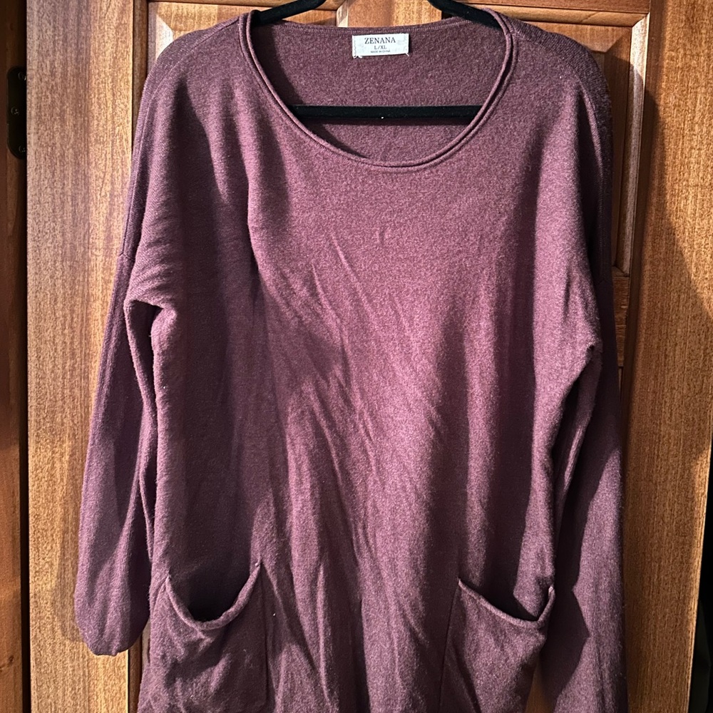 Slightly used brown sweater